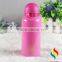 500ml Pink single wall aluminum water bottle with logo
