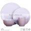 solid color grey color and white color tableware set