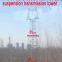 MEGATRO 110kV transmission line 1C6 ZM3 suspension transmission tower