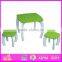 2015 New cute wooden table and chair. popular wooden table and chair and hot sale colorful table and chair WO8G101