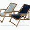 low price beech wood folding wooden beach chair canvas