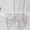 wholesale transparent clear resin chiavari chair with cushion for wedding