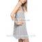 Wholesale girls striped dress sleeveless striped dress
