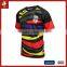 280g spandex fabric camouflage design sublimation custom rugby jersey in rugby football wear