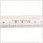 Kearing high quality L shape metal ruler / with both metric and inch scale on ruler surface for sewing fashion design # 5324A