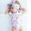 S17524A New Girl Pretty Summer Sliders Flower Boutique Jumpsuit