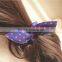 Fashion Rabit Ears Elastic HairBands Dot Print Chiffon Hair Ring