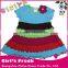 Summer stylish knitting girl dress