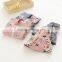 Spring casual style full flower printing cotton girls clothing sets
