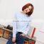Latest new striped shirt designs for women long sleeven cotton shirt