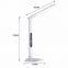 Modern Table Lamp Desk Lamp  6W LED with LCD Screen, 3 Lighting Mode, 5-Level  Touch Control Dimmer, Built-In Clock, Calendar, Thermometer - Black/White