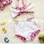 2017 Leopard-print Girls Swimwear Peach Fashion Hot Child Bikini