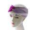 Wholesale Custom Classic Cotton Two-Tone Cross Yoga Sport Elastic Head Band Turban
