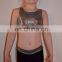 Kid funny sexy gymnastic sports bra + shorts leotard dance suit hot design