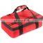 Red Foldable Polyester Universal Food Thermal Carrier