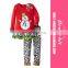 2PCS Child Populuar Christmas Set 2017 New Year Girls Princess Suit