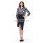 Ladies formal skirt and blouse Models short sleeve blouse Latest printed blouse designs