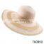 Stylish Lady Stripe Paper Wide Brim Floopy Summer Women Supreme Hats