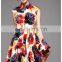 Ladies high quality sleeveless cotton umbrella dress supplier