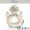 CHI130314,14cm chick plush stuffed animal baby wrist rattle