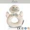 BE133014-B 14cm soft Blue bear plush stuffed baby rattle