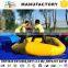 outdoor colorful inflatable Olympics rings with jumper mattress arena sport game