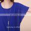 Plus size Wholesale Women Summer Short Sleeve Top Ladies Chiffon Blouses Shirts with Batwing