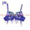 Special design diamond nice belly dance sequin beaded bra for competition YD-021#