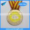 2016 cheap wholesale custom marathon sport metal medal with ribbon