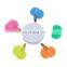 new flower shaped highlighter and high quality creative 5 in 1 fluorescent highlighter