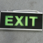 Hanging Emergency Exit Sign LED 3W 2Hour Battery Backup Rechargeable Fir Emergency