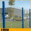 3D curvy welded triangular bending wire mesh fence