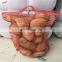 Drawstring firewood Mesh/net bag, onion vegetable fruit leno mesh bag , PP mesh bag for potato