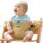 Convenient portable adjustable support safety feeding baby chair seat belt for dining