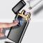 power indication fingerprint double arc plasma lighter USB rechargeable electric lighter