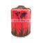 China Screw Valve Butane Gas Cartridge And 450g Butane Gas Canister for Climber