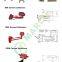 March 50A 100A 250A Current Collector with carbon brush for jib crane overhead crane