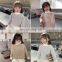 4201/ China manufacturer high quality turtleneck baby girl sweater thicken fashion knitted top