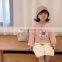 6955 Kid clothes wholesale baby clothes little girl cartoon printing pullover t shirt