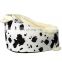 2020 latest fashion design plush animal lovely cow shaped pet bed
