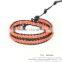 WBS2056 Latest custom rope simplel beaded bracelet crystal bracelet