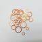 Custom size 12*18*1.5 mm copper gasket solid copper sealing gasket gasket gasket made in China