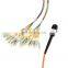 24 Cores MPO to LC Female Male Optical Fiber Patch cord MM MPO Fan Out Fiber Patch cord Fiber Jumper