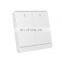 WiFi ZigBee Blue Tooth Remote Smart Switch Voice Timing Control EU Standard 2 Gang White Button Wall Switch Panel With Frame