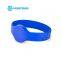 Fashion ISO 14443A Custom Logo 13.56MHz NFC NTAG216 Silicone RFID Chip Bracelet