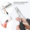 Professional Stainless Steel Nail Cuticle Nipper with Black Comfortable Handle