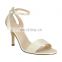 women handmade simplistic beauty fashion high heel adjustable ankle strap sandal shoes with attractive gorgeous color