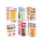 Low MOQ Stand Up Plastic Ziplock Food Mason Jar Packaging Bags for dried fruit  Candies