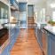 CBMmart shaker kitchen cupboard Solid wood kitchen cabinet with quartz countertop