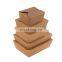 China Wholesale Disposable Packaging Kraft Whiteboard Takeaway Food Paper Box
